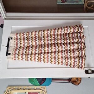 Lapis brand tiered chevron skirt size XL
